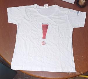 RARA MAGLIETTA BIANCA CAMPARI SODA MILANO ANNI 70