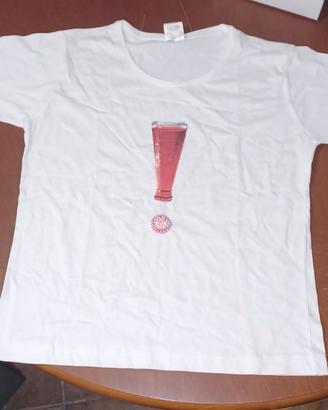 RARA MAGLIETTA BIANCA CAMPARI SODA MILANO ANNI 70