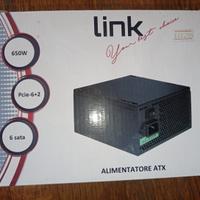 Alimentatore LINK per PC ATX, 650 Watt Nuovo