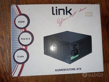 Alimentatore LINK per PC ATX, 650 Watt Nuovo