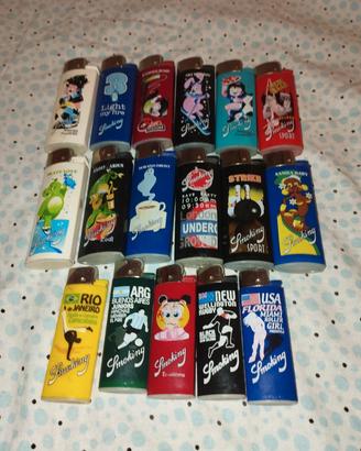 Lotto 17 accendini Smoking