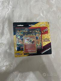 Pokemon Zenit Regale: blister con spilla Cinderace