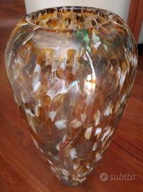 Vaso in vetro sabbia con sfumature Kasanova cm 37
