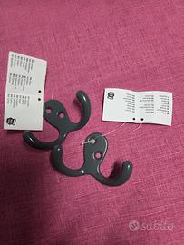 2 appendini a 2 ganci - grigio