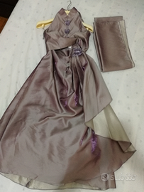 Abito da cerimonia tg 42 con stola