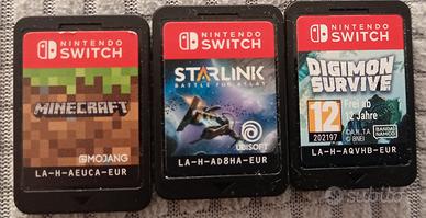 3 giochi Nintendo Switch