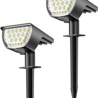 Luci solari da giardino 37 LED - 2 pezzi