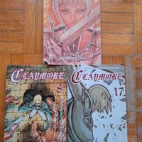 Claymore manga ita volumi 1, 8 e 17