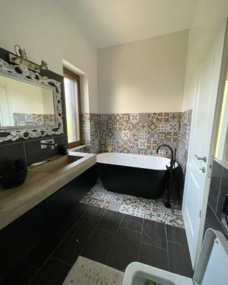 Vasca freestanding Sanycces 170×80 cm nero opaco