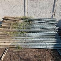 PALI VIGNETO ACCIAO ZINCATO 4,28/5,00 euro CAD.UNO