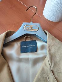 Giacca Vintage Nazareno Gabrielli in Pelle Scamosc