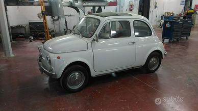 1965 Fiat 500 f 8 bulloni targa nera RG