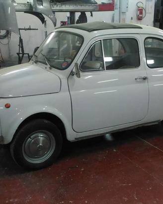 1965 Fiat 500 f 8 bulloni targa nera RG