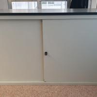 mobile in metallo ante scorrevoli