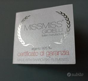 gioielli con Swarovski elements marchio MISS MISS 