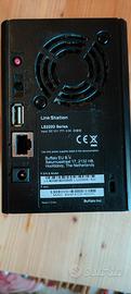 nas buffalo linkstation ls220d raid 2tb + 2tb