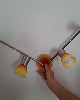 Lampadario colorato multi-lampadina