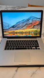 MacBook Pro 15 pollici Mid 2010 SSD 512 Gb