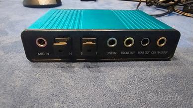 scheda audio esterna 5,1