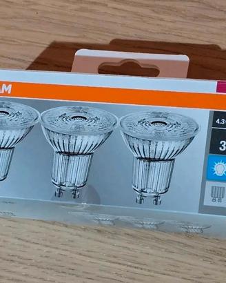Set 3 faretti Led Osram gu10