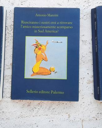 Antonio Manzini 3 libri Sellerio  Rocco Schiavone