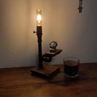 lampada rustica da tavolo 