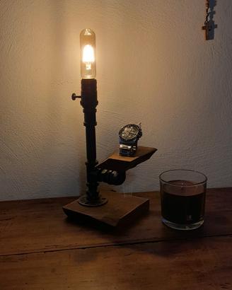 lampada rustica da tavolo 