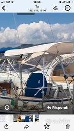 Timoneria a ruota e chiesuola con bussola