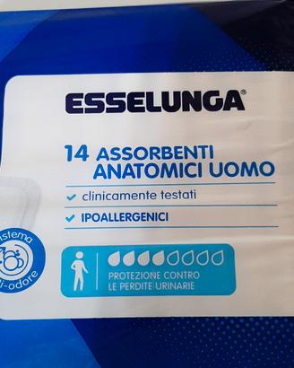 Assorbenti anatomici Uomo