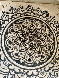 Tappeto rotondo mandala