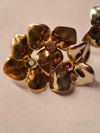 orecchini in oro con pietre 