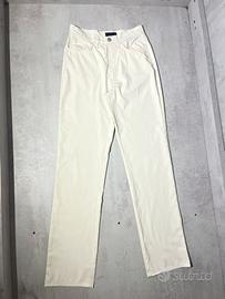 Pantaloni Trussardi Jeans Bianco Panna - Taglia 41