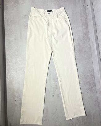 Pantaloni Trussardi Jeans Bianco Panna - Taglia 41