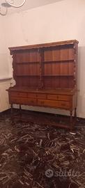 piattaia vintage in legno anni 70 