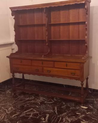 piattaia vintage in legno anni 70 