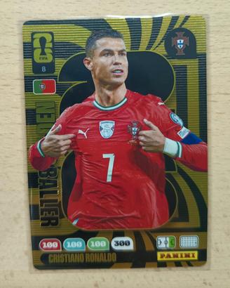 Panini Card 8 Cristiano Ronaldo Golden Baller