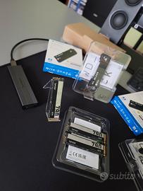 SSD 8TB NVMe PCIe 4.0 M.2 2280 Gen 4 WD/Lexar PS5