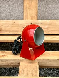 Lampada Space Age "Eyeball" Veneta Lumi – Rossa