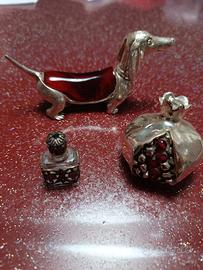 Set miniature argento/argentone