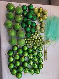 PALLINE ADDOBBI NATALIZI VERDI