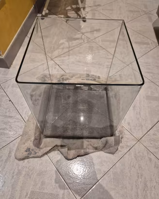 acquario 30L cubo wave vetro extrachiaro completo