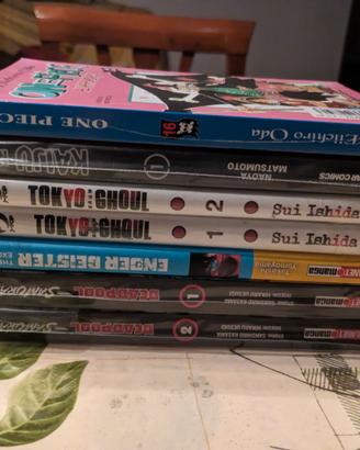 Lotto manga + One Piece GRATIS