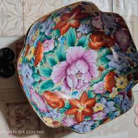 ciotola in ceramica floreale