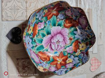 ciotola in ceramica floreale