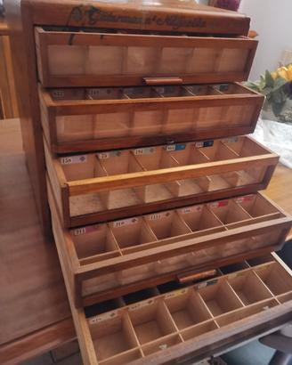 Vetrinetta cassettiera Gutermann