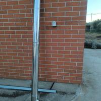 Tubo cappa o stufa in acciaio inox  diametro 120