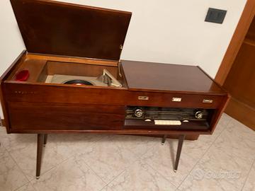 Giradischi radio Philips vintage
