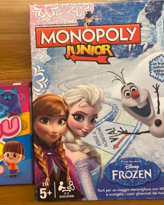 Monopoly Junior e Miao Bau Ciao giochi in scatola