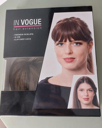 Frangia scalata donna capelli clipon