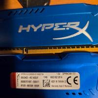 Dimm Kingston ram HyperX Fury 16gb (2x8) PC3-12800